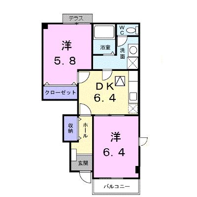 グランツⅡ 104【管理NO：1-011982002-01040】 ★家具家電は申し込み後に搬入します 2026年08月下旬入居可能の外観画像