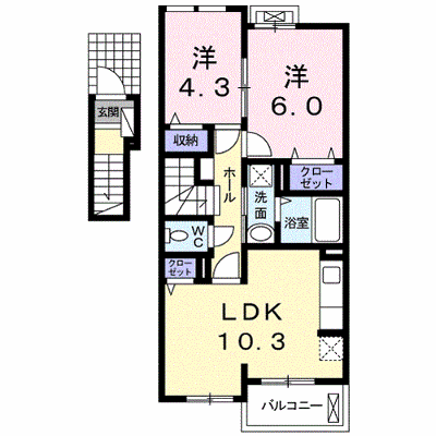 シュトラール 202【管理NO：1-020070801-02020】 ★家具家電は申し込み後に搬入します★の外観画像
