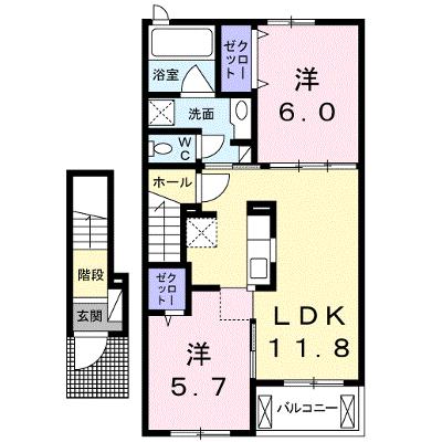 プティット　フルール　Ⅰ 205【管理NO：1-021613001-02040】 ★家具家電は申し込み後に搬入します 2026年08月下旬入居可能の外観画像