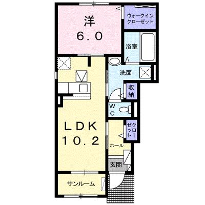 ポラリスⅨ 101【管理NO：1-024501302-01010】 ★家具家電は申し込み後に搬入します★ ★2026年08月下旬入居可能★の外観画像