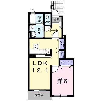 ヴィラ・ノーブル 102【管理NO：1-015442801-01020】 ★家具家電は申し込み後に搬入します 2026年09月上旬入居可能の外観画像
