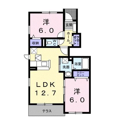 サニー　フォレストＢ 103【管理NO：1-014908302-01030】 ★家具家電は申し込み後に搬入します 2026年08月下旬入居可能の外観画像