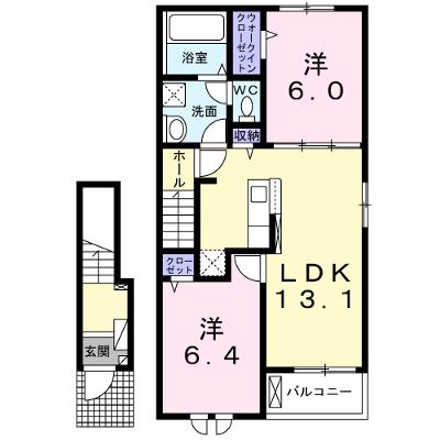 コスモ吉良Ⅱ 205【管理NO：1-026762502-02040】 ★家具家電は申し込み後に搬入します 2026年07月中旬入居可能の外観画像