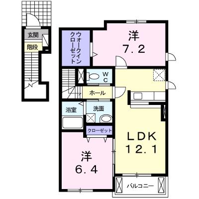 プチテール・コートＥ 201【管理NO：1-018460601-02010】 ★家具家電は申し込み後に搬入します 2026年07月中旬入居可能の外観画像