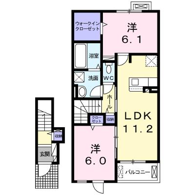 フルゥ 202【管理NO：1-025952001-02020】 ★家具家電は申し込み後に搬入します 2026年07月中旬入居可能の外観画像