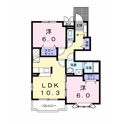メルヴェイユ 102【管理NO：1-012583301-01020】 ★家具家電は申し込み後に搬入します 2026年08月中旬入居可能の外観画像