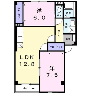 ローズパーク戸ケ崎 203【管理NO：1-007156701-02030】 ★家具家電は申し込み後に搬入しますの外観画像