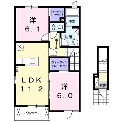 ベル・フィオーレ 201【管理NO：1-021408001-02010】 ★家具家電は申し込み後に搬入します 2026年08月中旬入居可能の外観画像