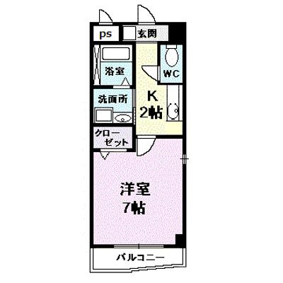 プラシードカーサ 201【管理NO：1-012132301-02010】 ★家具家電は申し込み後に搬入します★ ★2026年08月上旬入居可能★の外観画像