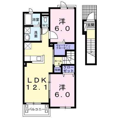メゾン・ローレル　Ⅲ 205【管理NO：1-021658501-02040】 ★家具家電は申し込み後に搬入します 2026年08月中旬入居可能の外観画像