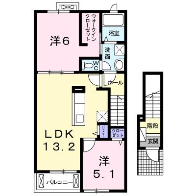 グリーン・アモール　Ⅱ 202【管理NO：1-019467901-02020】 ★家具家電は申し込み後に搬入します 2026年08月上旬入居可能の外観画像