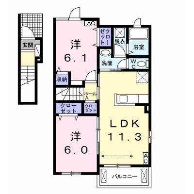 サクラ　アベニューⅡ棟 201【管理NO：1-019919802-02010】 ★家具家電は申し込み後に搬入しますの外観画像