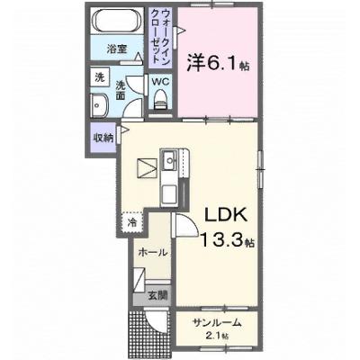 クロス　アイ　ヴィラＡ 102【管理NO：1-028589501-01020】 ★家具家電は申し込み後に搬入します 2026年09月下旬入居可能の外観画像