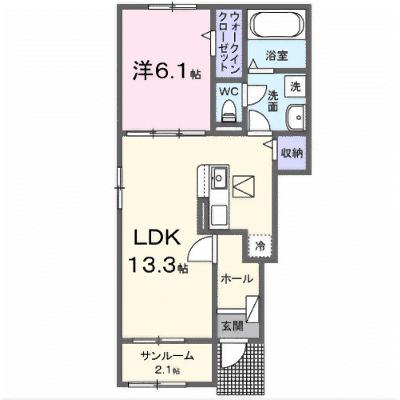 クロス　アイ　ヴィラＡ 101【管理NO：1-028589501-01010】 ★家具家電は申し込み後に搬入します 2026年09月下旬入居可能の外観画像