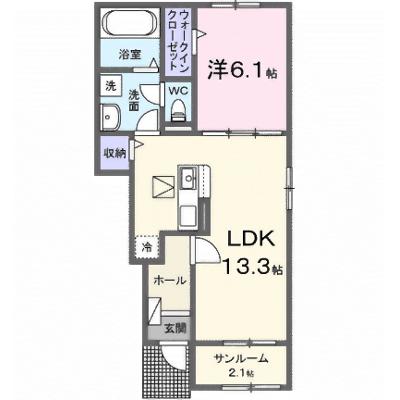 フォレスト　Ｂ 103【管理NO：1-028564802-01030】 ★家具家電は申し込み後に搬入します★ ★2026年09月下旬入居可能★の外観画像
