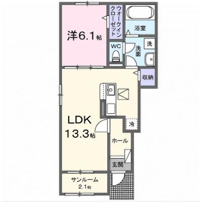 フォレスト　Ｂ 101【管理NO：1-028564802-01010】 ★家具家電は申し込み後に搬入します★の外観画像