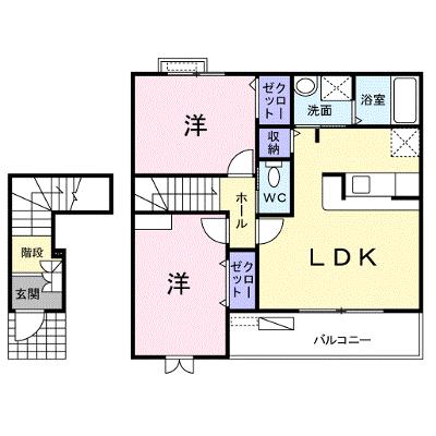 カーサ　フィオーレ 202【管理NO：1-014942301-02020】 ★家具家電は申し込み後に搬入します 2026年08月中旬入居可能の外観画像