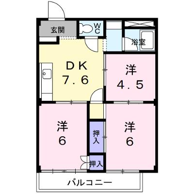 アーバンハイツＡ 2-A【管理NO：1-002586701-02010】 ★家具家電は申し込み後に搬入します★ ★2026年08月下旬入居可能★の外観画像