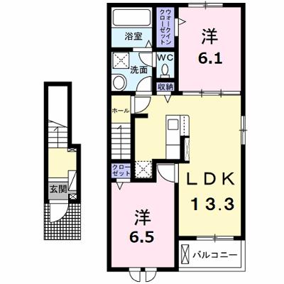シエル 205【管理NO：1-028044301-02040】 ★家具家電は申し込み後に搬入します★の外観画像