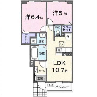 ブリーゼ　メゾンⅡ 104【管理NO：1-028576201-01040】 ★家具家電は申し込み後に搬入します 2026年12月中旬入居可能の外観画像