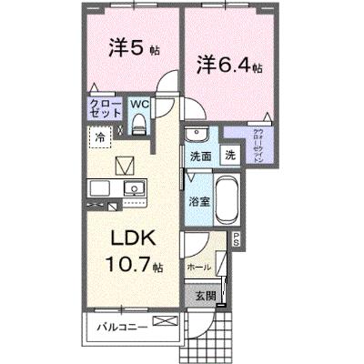 ブリーゼ　メゾンⅡ 102【管理NO：1-028576201-01020】 ★家具家電は申し込み後に搬入します★ ★2026年12月中旬入居可能★の外観画像
