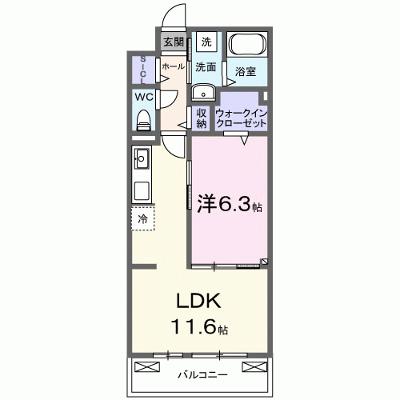 パルク大西 302【管理NO：1-027185101-03020】 ★家具家電は申し込み後に搬入します★の外観画像