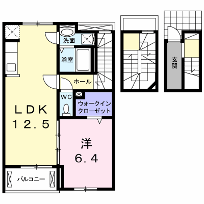 サンリット・ガーデン　小曽根Ｓ 302【管理NO：1-020317101-03020】 ★家具家電は申し込み後に搬入します★ ★2026年10月下旬入居可能★の外観画像