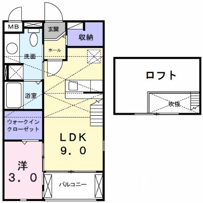 グランツ・トマツⅡ 201【管理NO：1-018434801-02010】 ★家具家電は申し込み後に搬入します★の外観画像