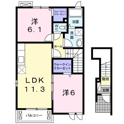 プロムナード　Ａ 201【管理NO：1-016200901-02010】 ★家具家電は申し込み後に搬入します 2026年07月下旬入居可能の外観画像