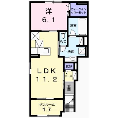 Ｋｉｂｏｕ　Ｓ 101【管理NO：1-020761901-01010】 ★家具家電は申し込み後に搬入します★ ★2026年08月中旬入居可能★の外観画像