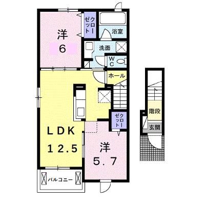 クラール木太Ｄ 201【管理NO：1-022314604-02010】 ★家具家電は申し込み後に搬入します 2026年08月中旬入居可能の外観画像