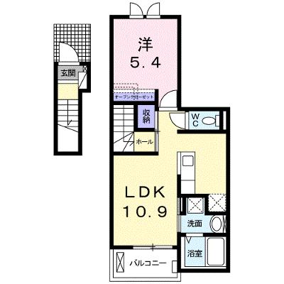 サンヴェール 203【管理NO：1-023385001-02030】 ★家具家電は申し込み後に搬入します★ ★2026年10月中旬入居可能★の外観画像