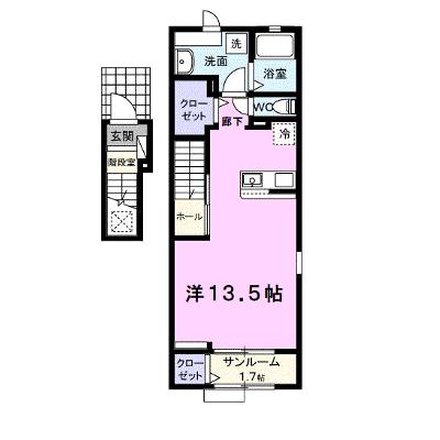 ＴＯＭＯＲＲＯＷ 201【管理NO：1-027543801-02010】 ★家具家電は申し込み後に搬入します★ ★2026年08月中旬入居可能★の外観画像