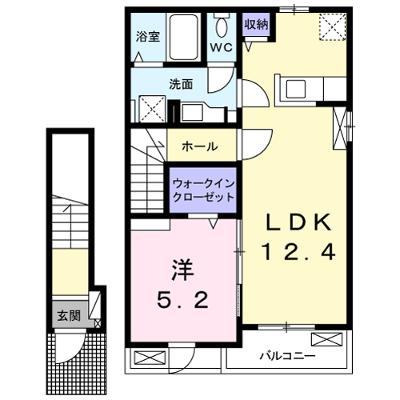 アリアキャメルⅣ 202【管理NO：1-026305802-02020】 ★家具家電は申し込み後に搬入します★ ★2026年08月下旬入居可能★の外観画像