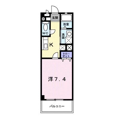 アンソレーユ 205【管理NO：1-012595601-02040】 ★家具家電は申し込み後に搬入します★ ★2026年11月下旬入居可能★の外観画像