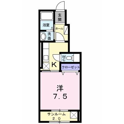 フェアリーガーデン 102【管理NO：1-017595701-01020】 ★家具家電は申し込み後に搬入します★ ★2026年09月中旬入居可能★の外観画像