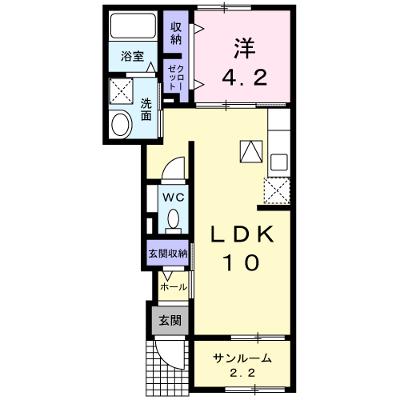 ポライトリーＢ 103【管理NO：1-024731602-01030】 ★家具家電は申し込み後に搬入します★の外観画像