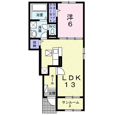 セルフィーユ　Ⅱ 102【管理NO：1-026878302-01020】 ★家具家電は申し込み後に搬入します★の外観画像