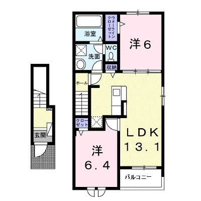 セルフィーユ　Ⅰ 204【管理NO：1-026878301-02040】 ★家具家電は申し込み後に搬入します★の外観画像