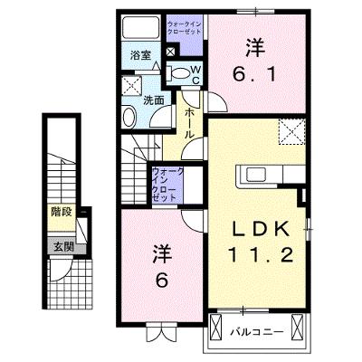 スザンヌ　ラングランＥ 204【管理NO：1-018404504-02040】 ★家具家電は申し込み後に搬入します★の外観画像