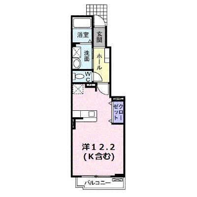 クラール　アンジュＢ 102【管理NO：1-014238902-01020】 ★家具家電は申し込み後に搬入します★ ★2026年10月中旬入居可能★の外観画像