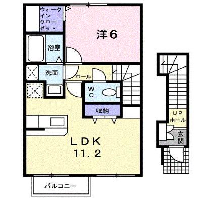 クラールエーリ 202【管理NO：1-013069901-02020】 ★家具家電は申し込み後に搬入します★ ★2026年08月上旬入居可能★の外観画像