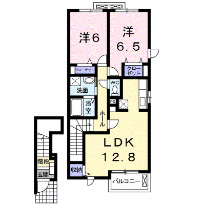 プロスペラーレＢ 203【管理NO：1-015743602-02030】 ★家具家電は申し込み後に搬入します★の外観画像