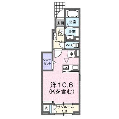 ソレアード　Ａ 101【管理NO：1-028018201-01010】 ★家具家電は申し込み後に搬入します★の外観画像
