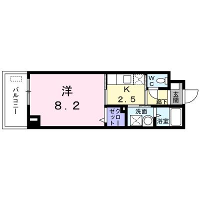 ローズガーデン 208【管理NO：1-017298401-02070】 ★家具家電は申し込み後に搬入します 2026年08月中旬入居可能の外観画像
