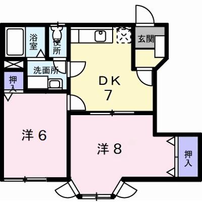 メゾンファミールＡ 101【管理NO：1-010342801-01010】 ★家具家電は申し込み後に搬入します 2026年08月下旬入居可能の外観画像