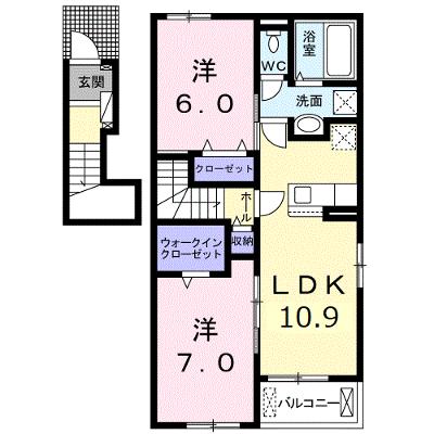 ピンズ感田Ⅳ 201【管理NO：1-026381601-02010】 ★家具家電は申し込み後に搬入します 2026年07月下旬入居可能の外観画像