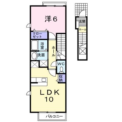 アバンダント 205【管理NO：1-014620401-02050】 ★家具家電は申し込み後に搬入します★の外観画像