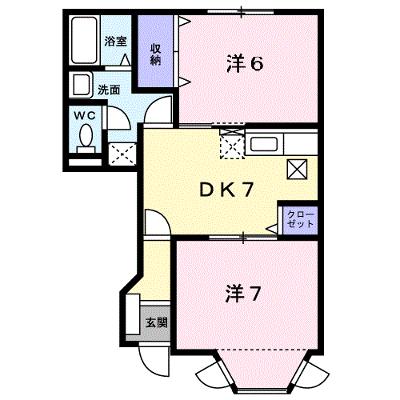 クレールドミール 103【管理NO：1-011236601-01030】 ★家具家電は申し込み後に搬入します★ ★2026年09月上旬入居可能★の外観画像