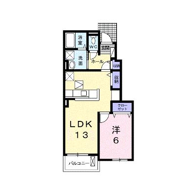 カサブランカⅡ 105【管理NO：1-023133202-01040】 ★家具家電は申し込み後に搬入しますの外観画像